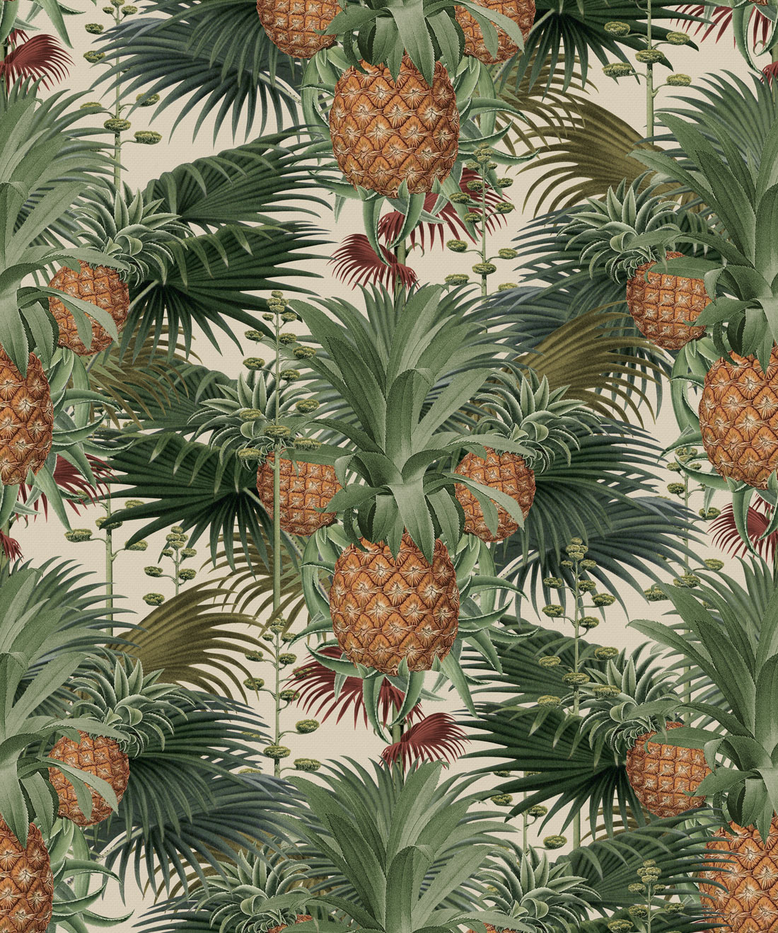 Pineapple Harvest Wallpaper • Bold Maximalism day swatch