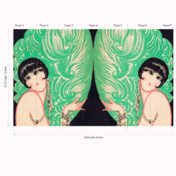 Mirrored Burlesque Mural - Image 3