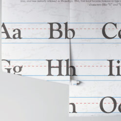Vintage Alphabet Mural - Image 2
