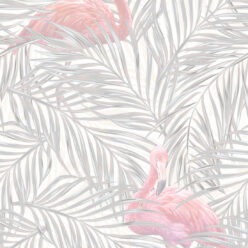 Tropical Flamingos Wallpaper - Image 4