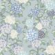 Hydrangea Blue Painted Floral Wallpaper