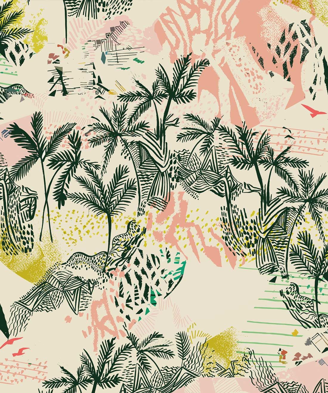 Queen Palm Wallpaper - Milton & King Europe