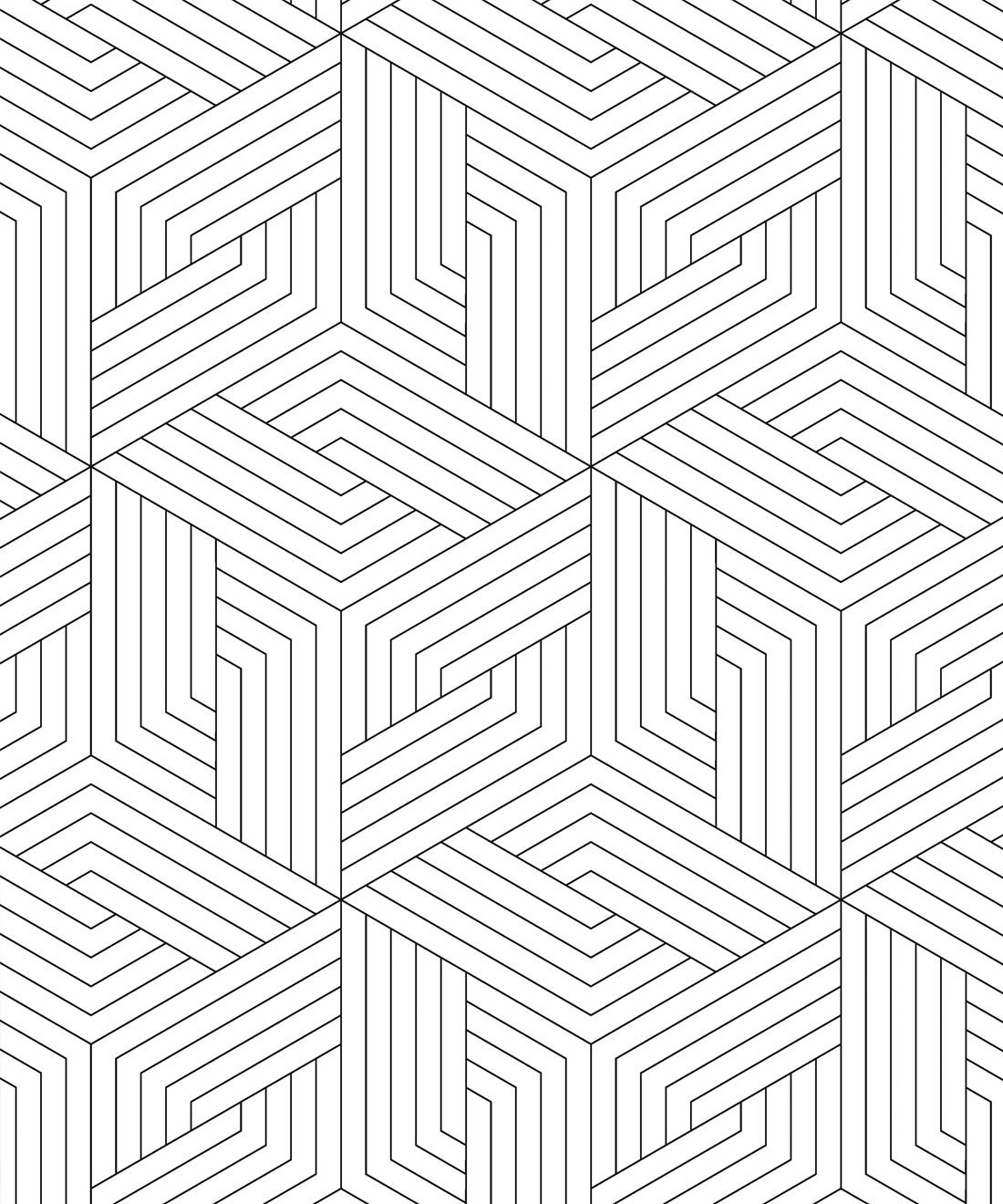 Illusioni geometriche nere - Milton & King