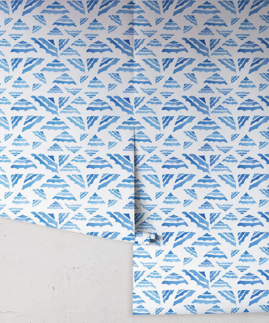 La Fontelina • Blue Inky Wallpaper • Milton & King USA