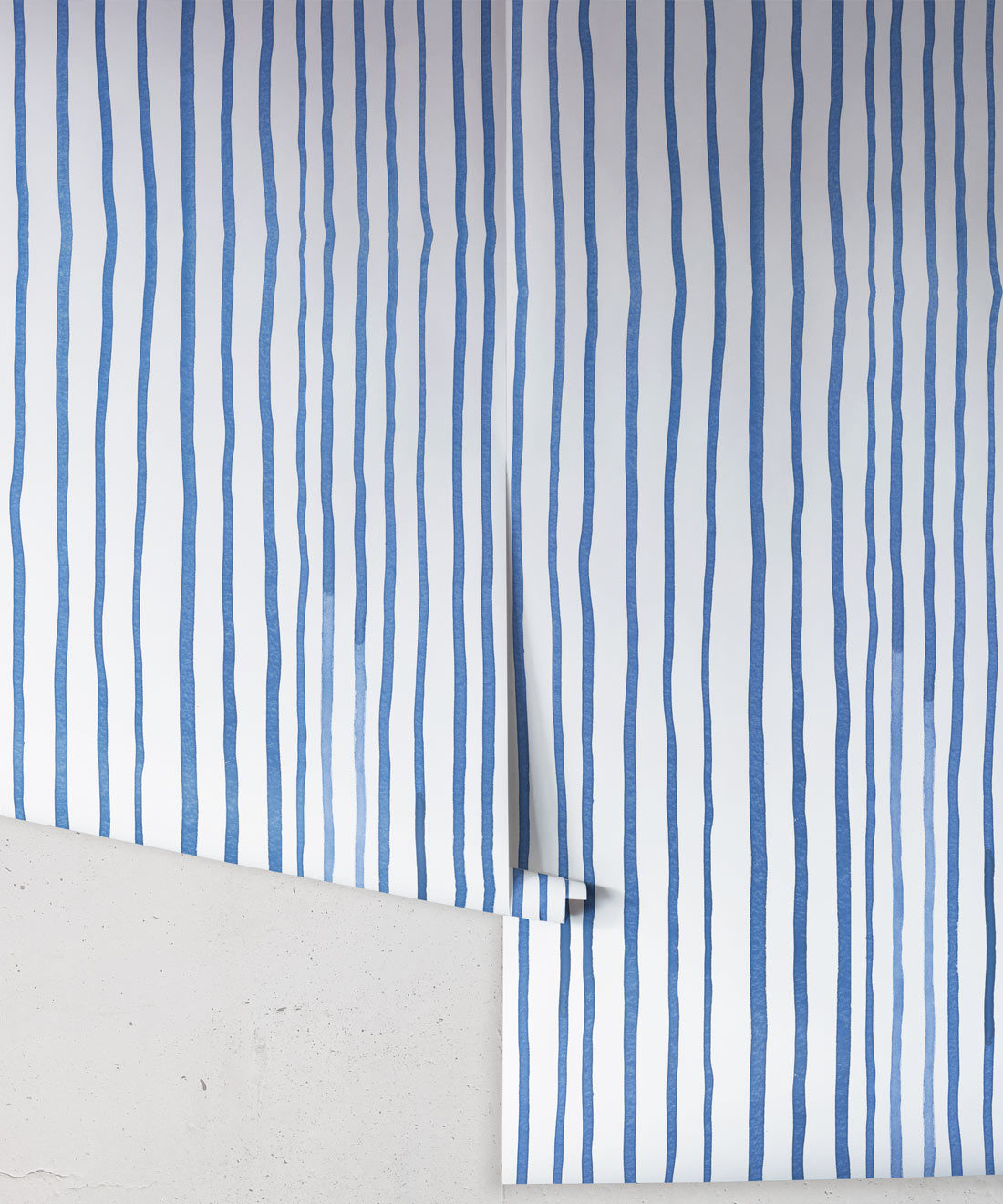 Zighy Stripes • Striped Wallpaper • Blue Stripes • Milton & King Europe • Georgia MacMillan • Wallpaper Rolls