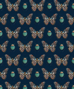 Bug & Butterfly Wallpaper • Milton & King USA • Swatch