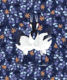 Japanisch Cranes Wallpaper - Vogel-Tapete - Blaue Tapete