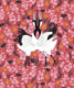 Japonés Cranes Wallpaper - Papel pintado Pájaro - Papel pintado Rojo
