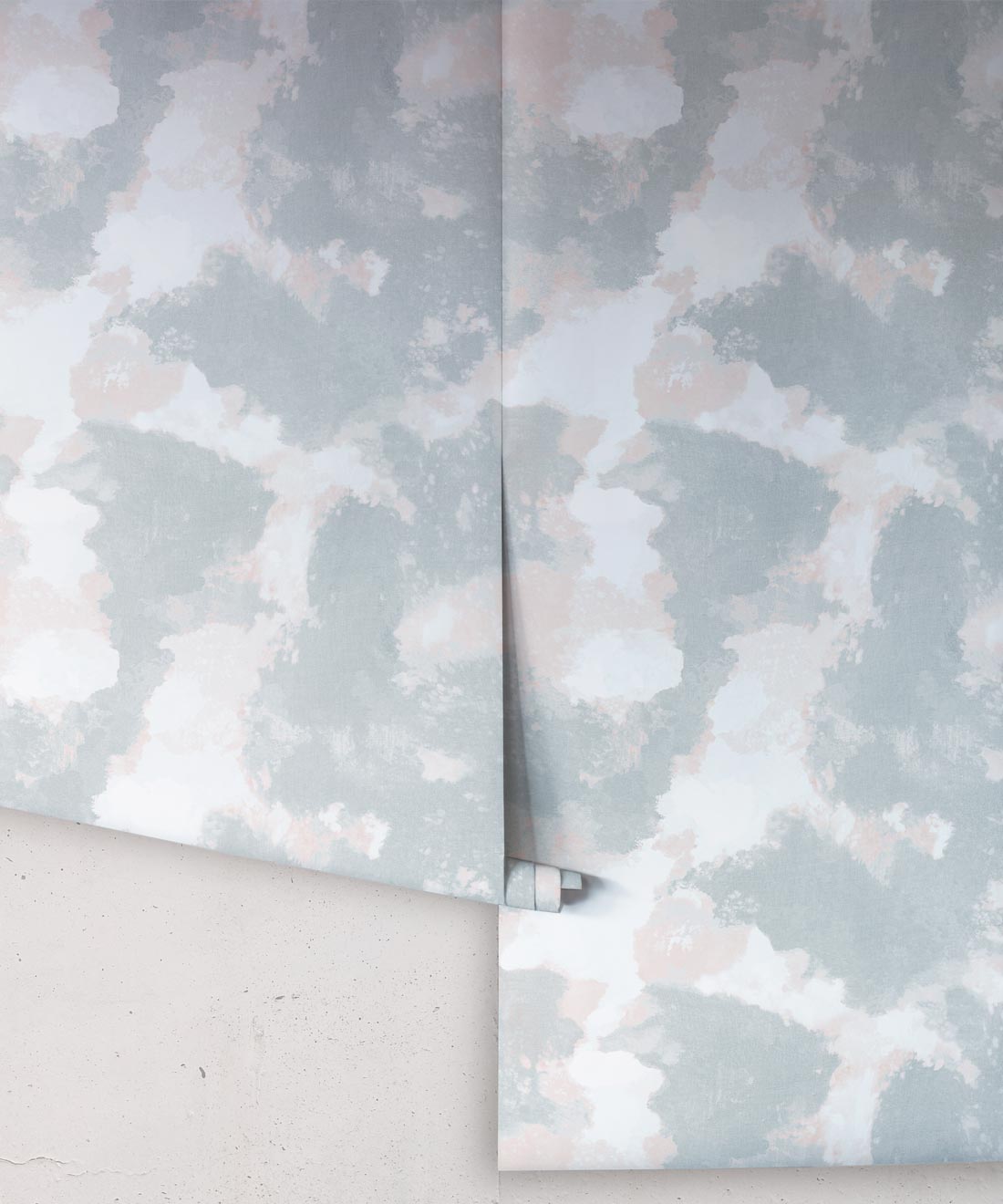Autumn Path Wallpaper Sage • Shibori Abstract • Rolls