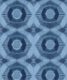 Aztec Suns Wallpaper Blu indaco - Shibori geometrico - Campionario
