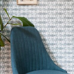 Silver Ikat Wallpaper • Shibori