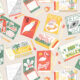 Match Books Wallpaper - papier peint rétro - style las vegas - papier peint jeux - papier peint fumeurs - feu - swatch