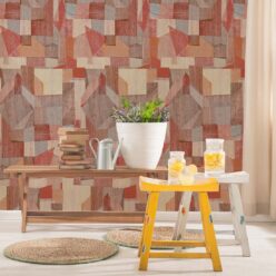 Chimera Wallpaper by Simcox • Color Rust • Abstract Wallpaper • Geometric Wallpaper • insitu