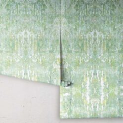 Hori Wallpaper by Simcox • Color Green • Abstract Wallpaper • rolls