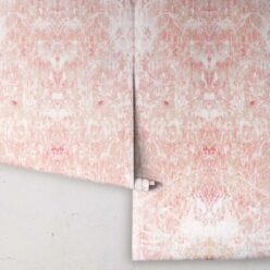 Hori Wallpaper by Simcox • Color Peach • Abstract Wallpaper • rolls