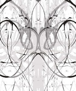 Papier peint Penthu de Simcox - Couleur noir et blanc - Papier peint contemporain - swatch