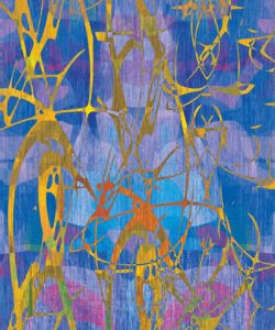 Papier peint Tourmaline de Simcox - Color Lilac - Papier peint abstrait - insitu
