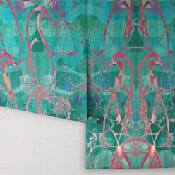 Camoufleur Wallpaper • Rainforest • Teal Wallpaper • Abstract Wallpaper rolls