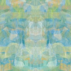Camoufleur Wallpaper • Turquoise • Blue Yellow Wallpaper • Abstract Wallpaper swatch