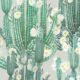 San Pedro Wallpaper Green - Carta da parati Cactus - Succulents Wallpaper - Campionario di carta da parati del deserto