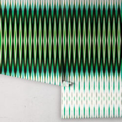 Ikat Wallpaper • Green Wallpaper • Kitty McCall • Rolls