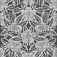 Calcutta Wallpaper • Flower and Leaf Motif Design • Ethnic Wallpaper • Charcoal Wallpaper • Swatch