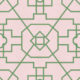 Trellis Wallpaper • Geometric Wallpaper • Pink Wallpaper • Swatch
