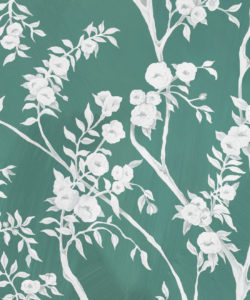 Blooming Joy - Chinoiserie Wallpaper di Danica Andler - Jade Swatch