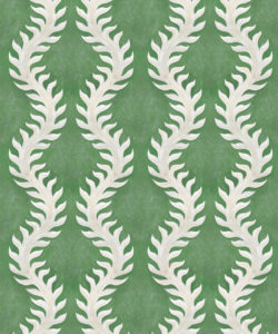 Fern Wallpaper - Green Tapete - Swatch