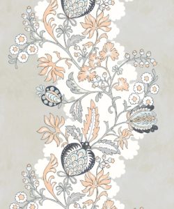 Pomegranate Wallpaper - salmon - Swatch
