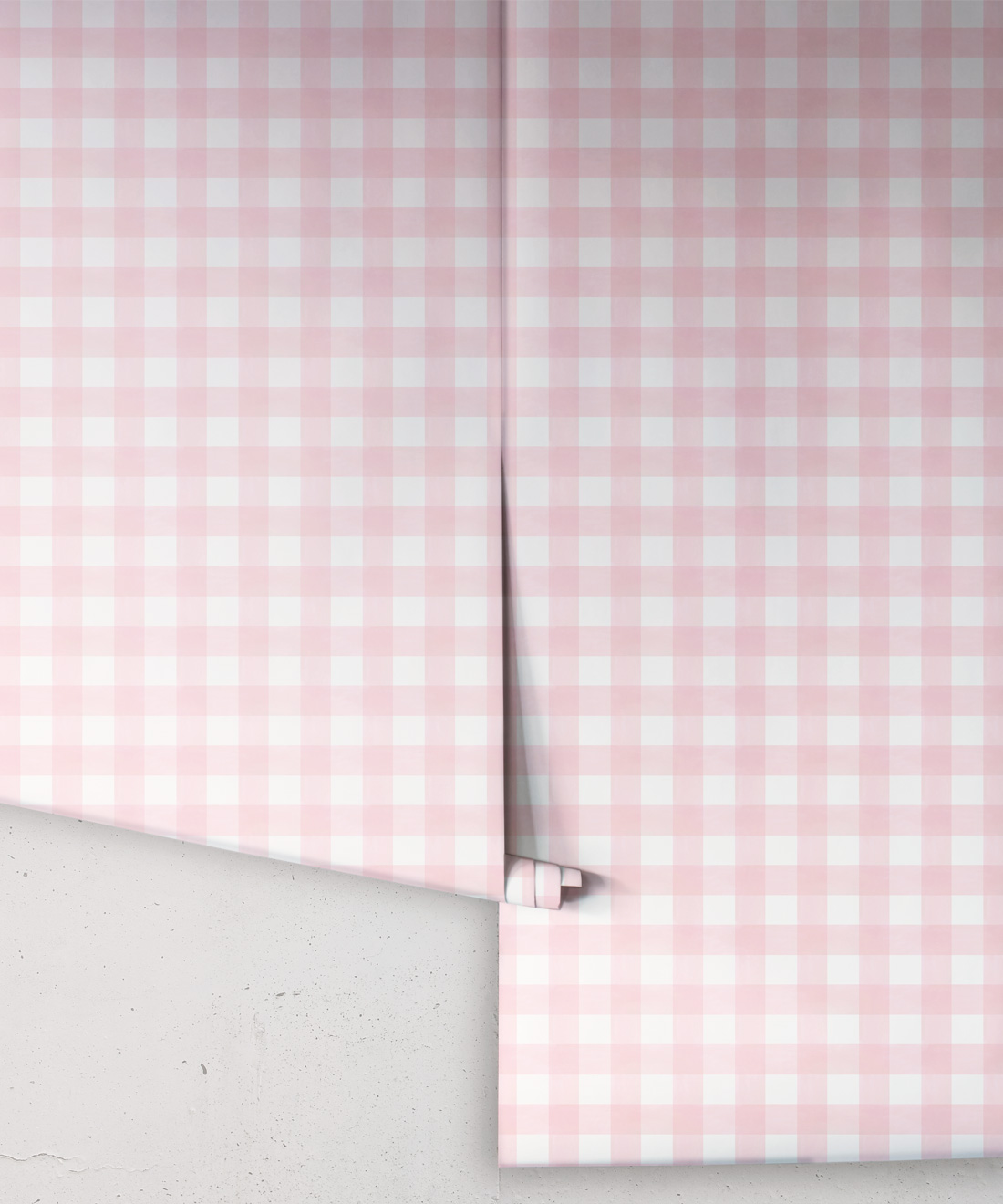 Check Wallpaper • Pink • Rolls