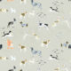 Doggies Wallpaper - Papier peint chien - Beige - Swatch
