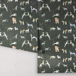 Doggies Wallpaper • Dog Wallpaper • Charcoal • Rolls