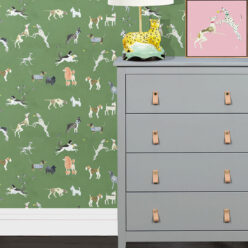 Doggies Wallpaper • Dog Wallpaper • Green • Insitu