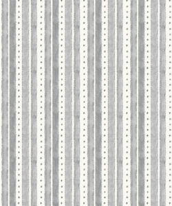 Star Stripe Wallpaper - Charcoal - Swatch