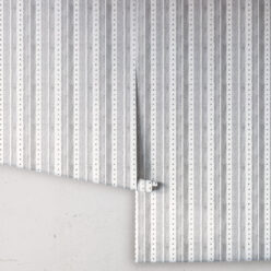 Star Stripe Wallpaper • Charcoal • rolls