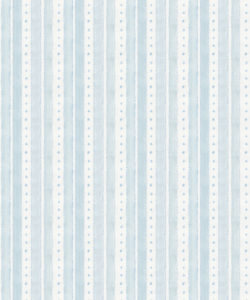 Star Stripe Wallpaper - Dusty Blu - Campionario