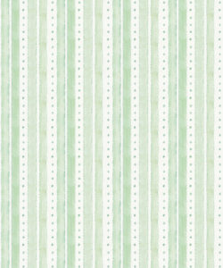 Star Stripe Wallpaper - Green - Swatch