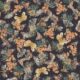 Motten-Tapete - Eloise Short - Vintage Floral Wallpaper - Oma-Chic-Tapete - Großmütterliche Stil-Tapete - Nacht - Swatch