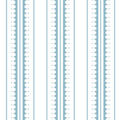 Coquille Wallpaper • Stripe and Scallop Wallpaper • Powder Blue • Swatch