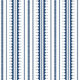 La Grand Coquille • Stripe and Scallop Wallpaper • Royal Blue • Swatch