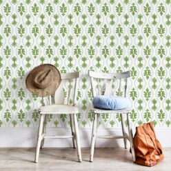 Great Jones Wallpaper • Dianne Bergeron • Moss • Insitu