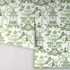Mulberry Wallpaper • Dianne Bergeron • Moss • Roll