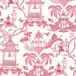 Mulberry Wallpaper • Dianne Bergeron • Peony • Swatch