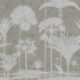 Mural de papel pintado Shadow Palms -Bethany Linz - Mural de palmeras - Beige - Muestrario