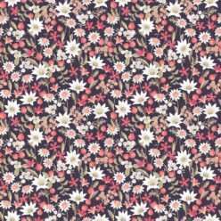 Flannel Flowers Wallpaper • Red Night • Swatch