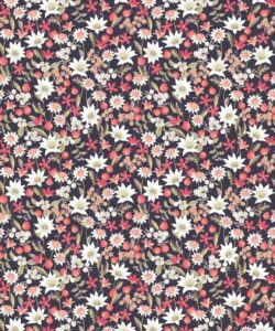 Flannel Flowers Wallpaper - Notte rossa - Campione