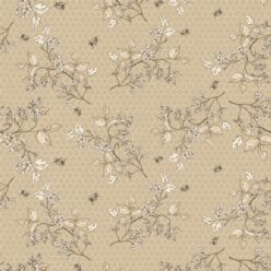 Bee Blossom Wallpaper • Hackney & Co. • Honey • Swatch