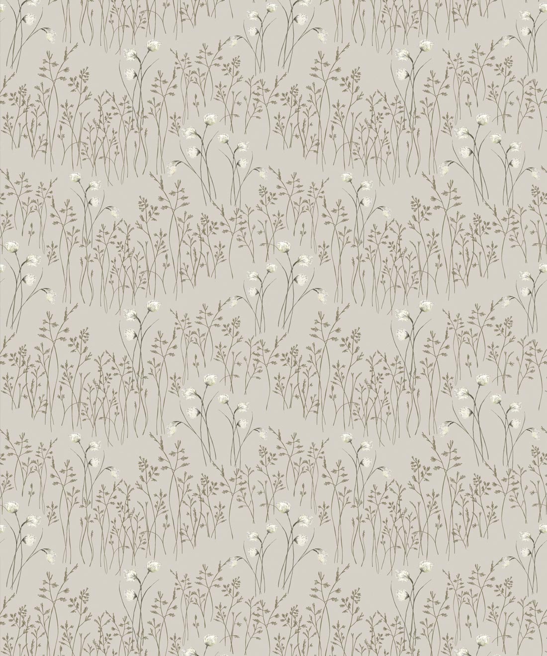 Cotton Grass Wallpaper • Hackney & Co. • Light Clay • Swatch