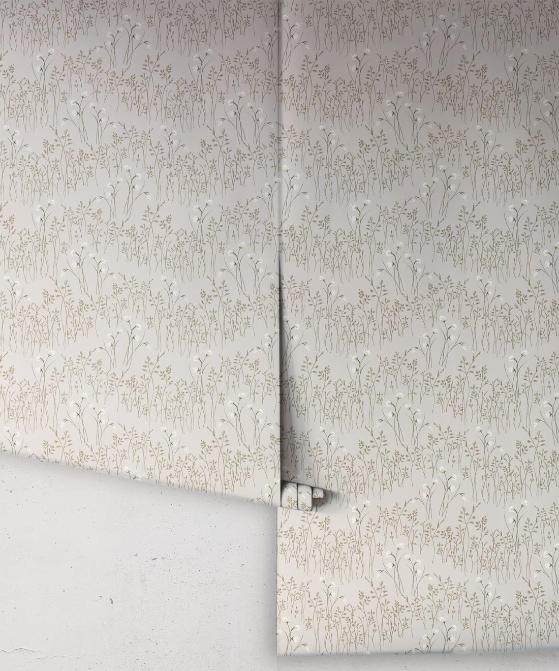 Cotton Grass Wallpaper • Hackney & Co. • Light Clay • Roll